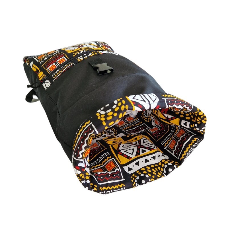 Veekindel seljakott - Yellow Pattern | Drinbags - Image 5