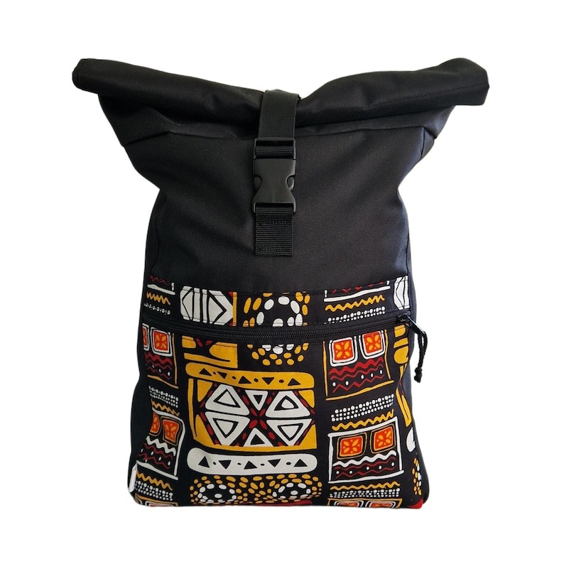 Veekindel seljakott - Yellow Pattern | Drinbags - Image 6